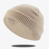 Simple Solid Color Cuffed Beanie Hat | Gthic.com