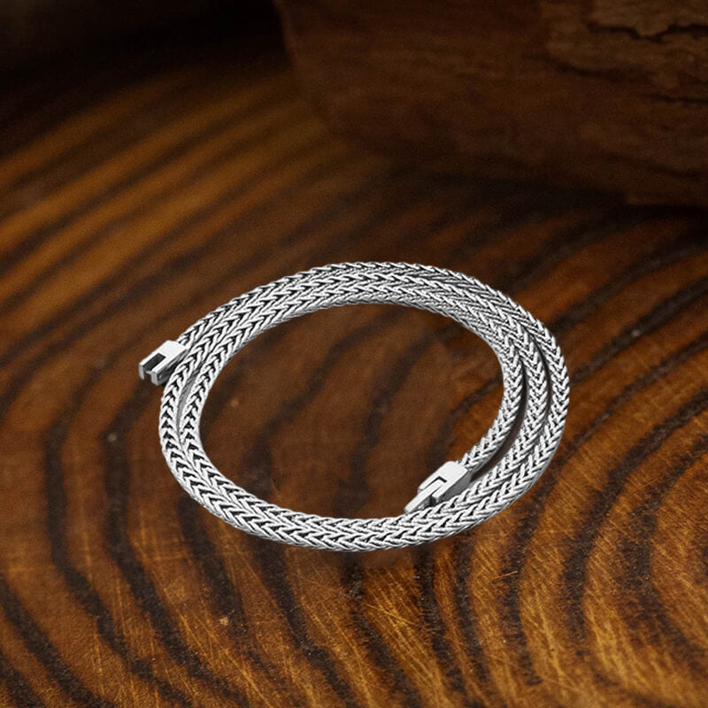 Simple Solid Color Jewelry Buckle Stainless Steel Necklace | Gthic.com