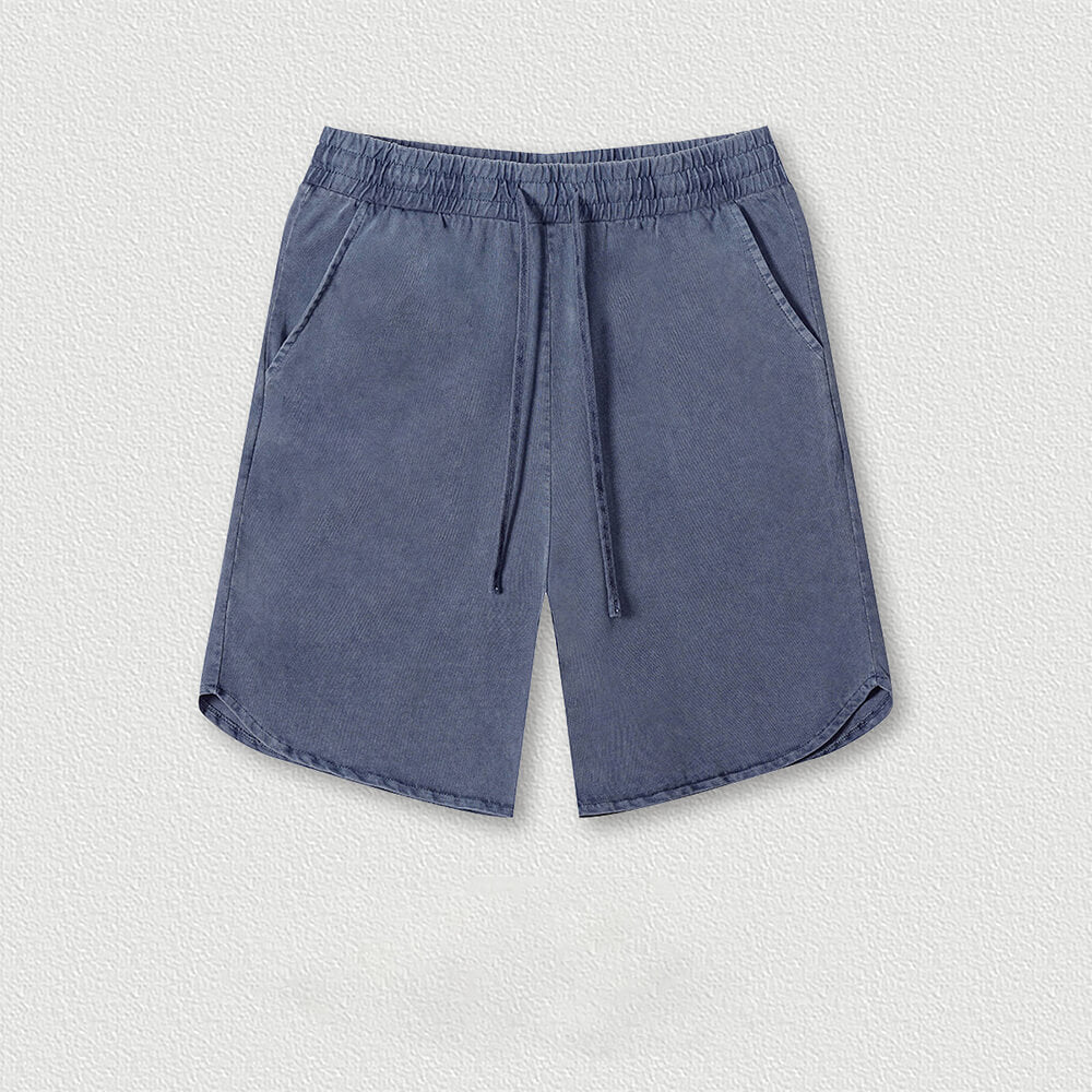 Simple Solid Color Strappy Pocket Shorts | Gthic.com