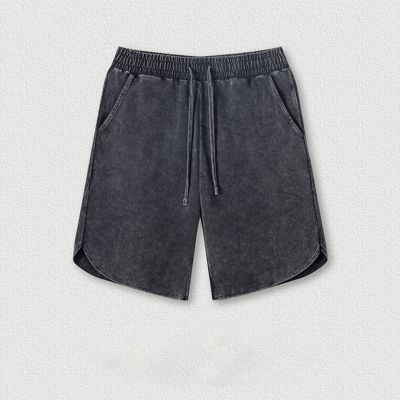 Simple Solid Color Strappy Pocket Shorts | Gthic.com