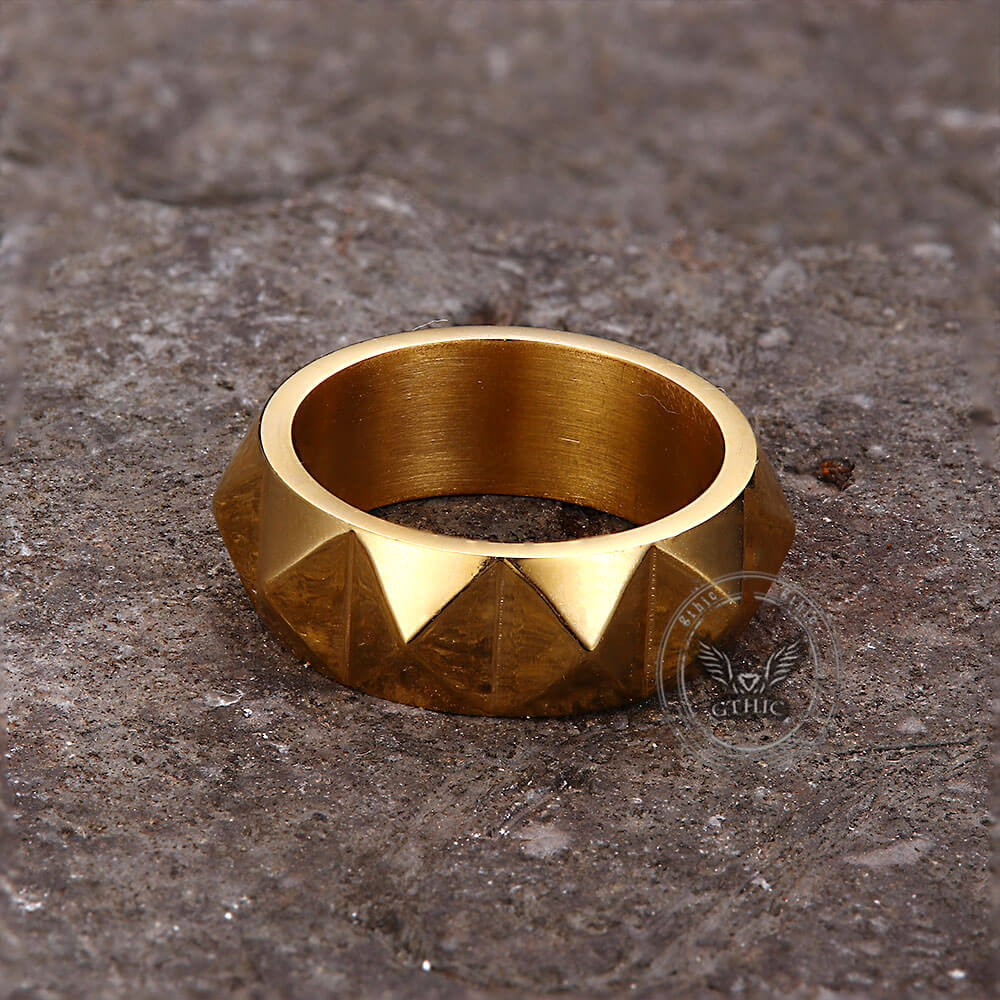 Simple Tapered Self-Defense Stainless Steel Ring
