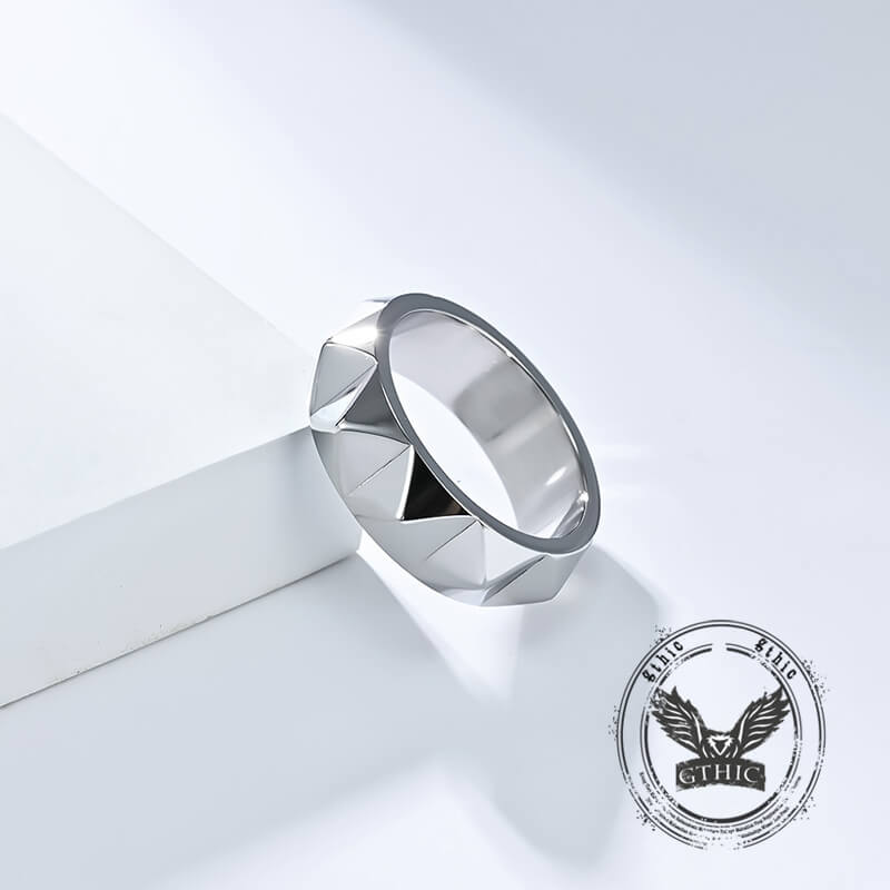 Simple Tapered Self-Defense Stainless Steel Ring