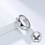 Simple Tapered Self-Defense Stainless Steel Ring