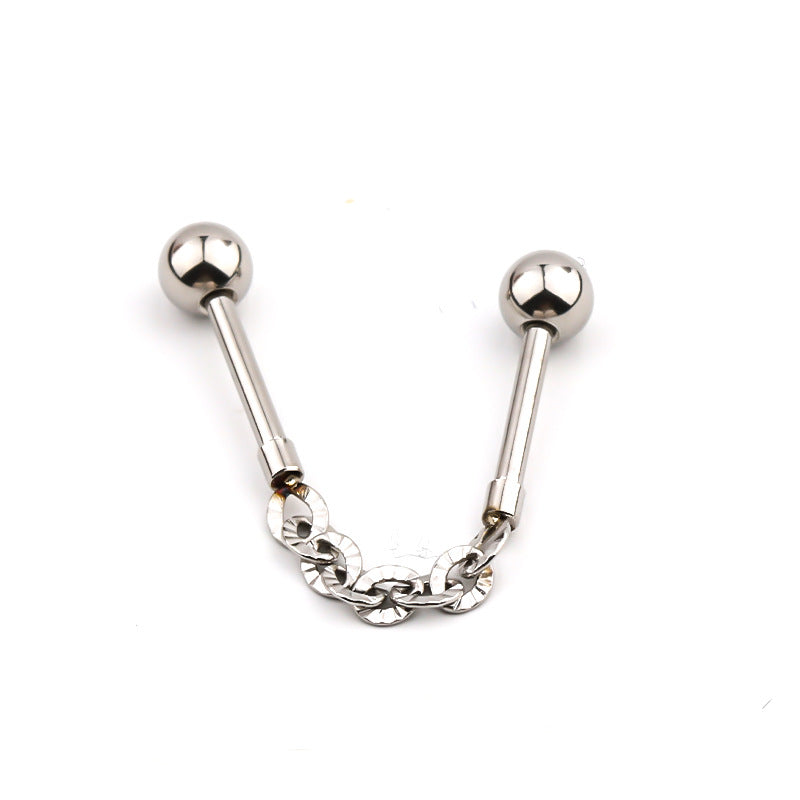 Simple Thread Chain Stainless Steel Industrial Piercing