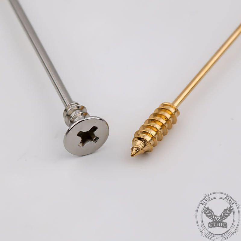 Simple Threaded Nail Industrial Alloy Piercing