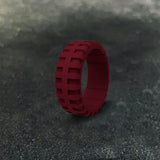 Simple Tire Pattern Silicone Ring | Gthic.com