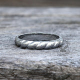 Simple Twist Stainless Steel Ring