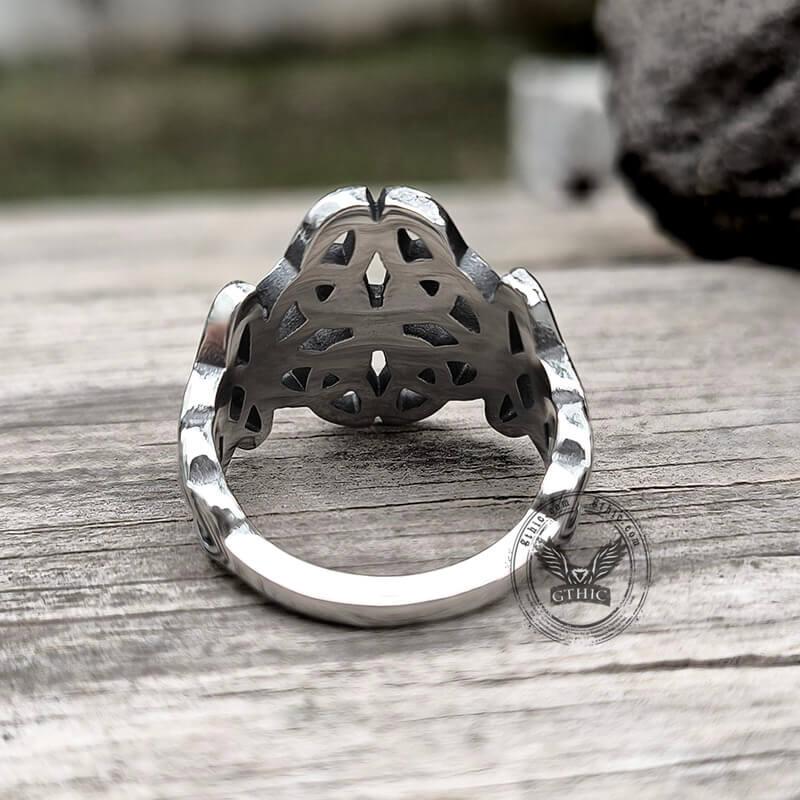 Simple Viking Celtic Knot Stainless Steel Ring