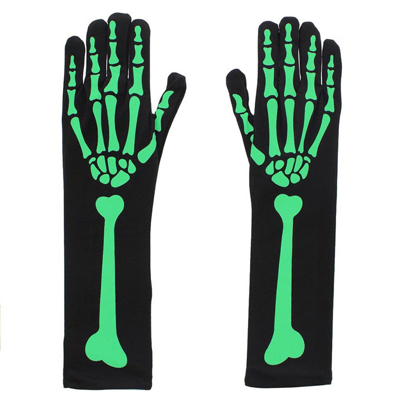 Skeleton Bones Luminous Gloves Socks Set | Gthic.com