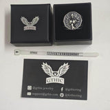 Skeleton Bones Sterling Silver Skull Ring