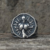 Skeleton Bones Sterling Silver Skull Ring | Gthic.com