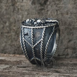 Skeleton Bones Sterling Silver Skull Ring