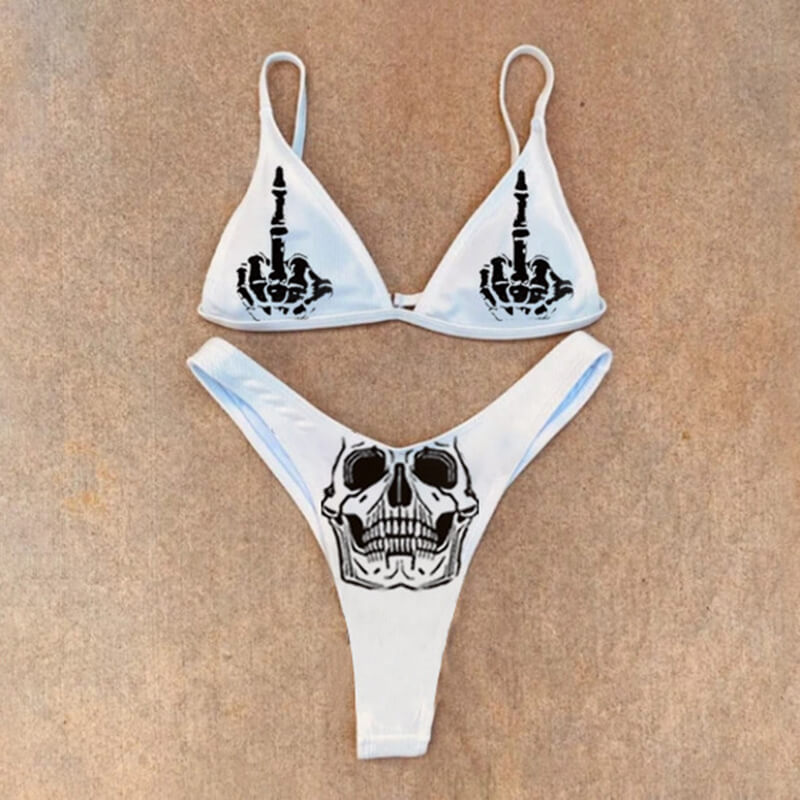 Skeleton Hands Women’s Bikini Set | Gthic.com