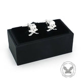 Pirata Con Cappello Gemelli In Ottone Con Teschio