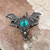 Skull Butterfly Demon Eye Stainless Steel Pendant | Gthic.com