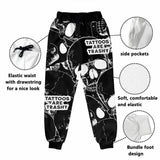 Skull Head Tattoos Are Trashy Elastic Casual Pants | Gthic.com