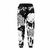 Skull I Have Really Cool Tattoos Elastic Casual Pants | Gthic.com