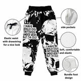 Skull I Have Really Cool Tattoos Elastic Casual Pants | Gthic.com