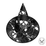 Skull Print Halloween Witch Hat | Gthic.com