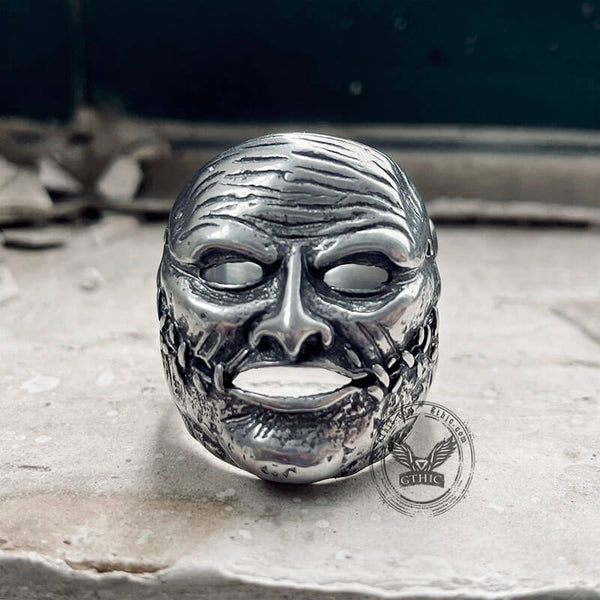 Slipknot Corey Taylor Mask Stainless Steel Ring | Gthic.com