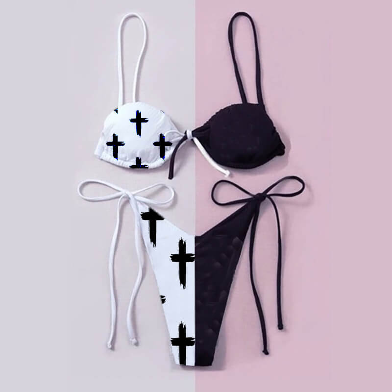 Smile Now Cry Later Women’s Bikini Set | Gthic.com
