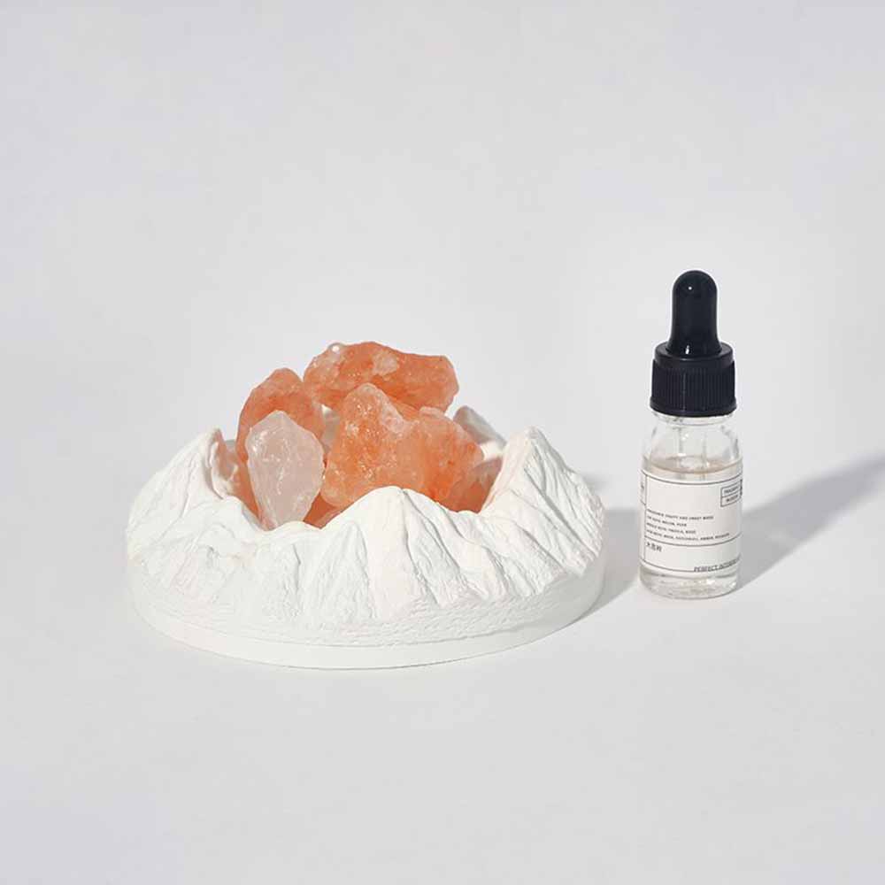 Snow Mountain Crater Crystal Essential Oil Home Figurine