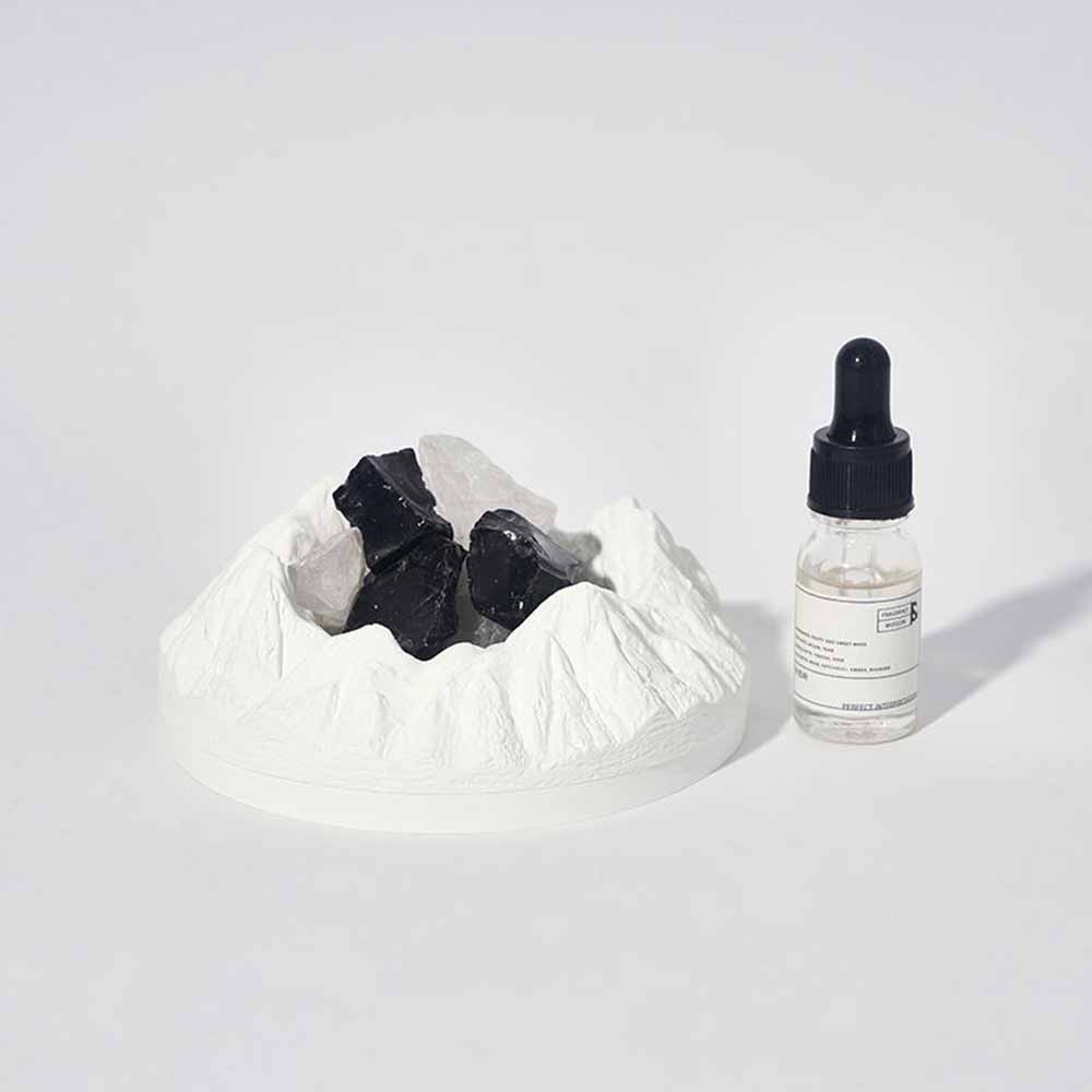 Snow Mountain Crater Crystal Essential Oil Home Figurine