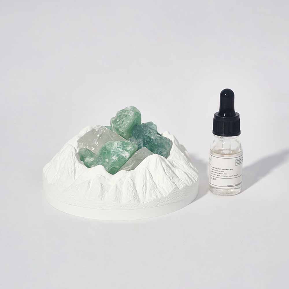 Snow Mountain Crater Crystal Essential Oil Home Figurine