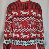 Snowflake Elk Christmas Parent-Child Pullover Sweater