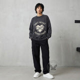 Soft Heart Sharp Edges Thorns Vintage Washed Sweatshirt | Gthic.com