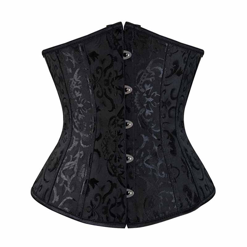 トップス theredthread corset fit tops gry bk Ashen Faux Leather Zip Corset Top | Disturbia - Shop Women's