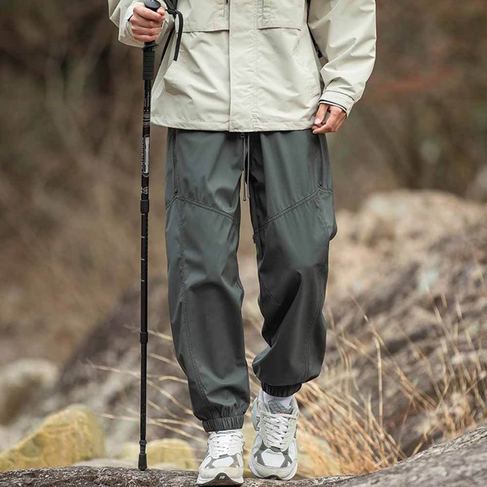 Solid Color Drawstring Cargo Pants | Gthic.com