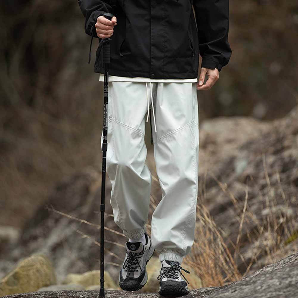 Solid Color Drawstring Cargo Pants | Gthic.com