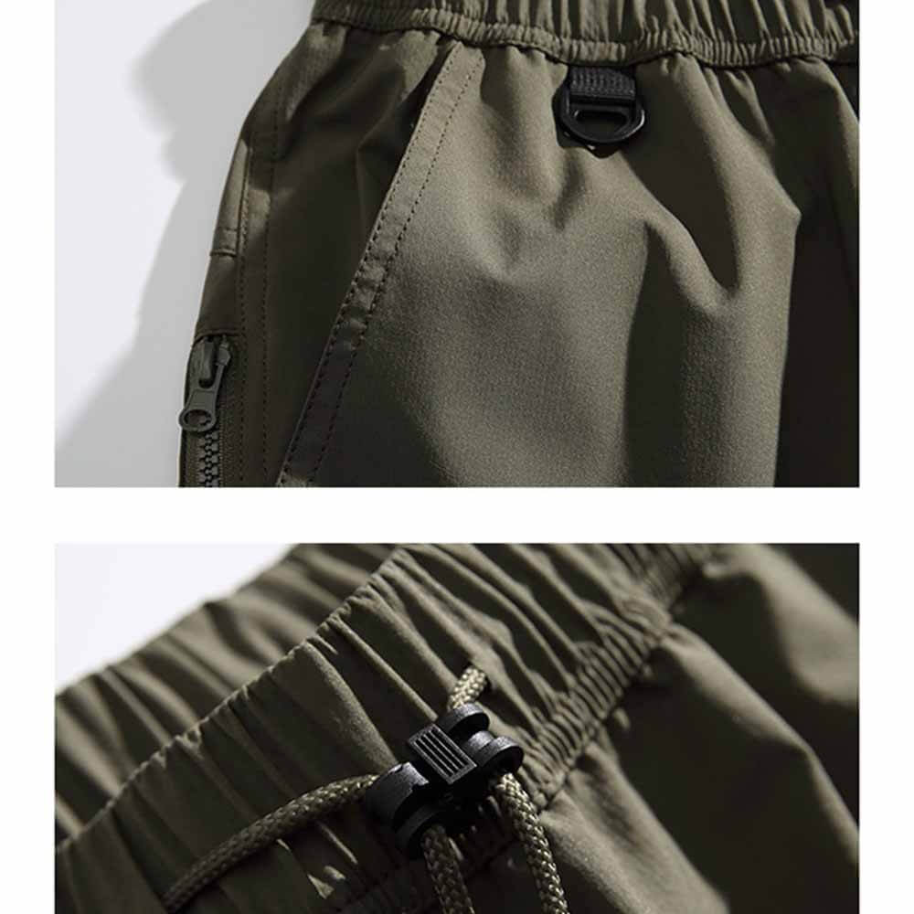 Solid Color Drawstring Cargo Pants | Gthic.com