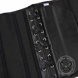 Solid Color Lace-Up Body-Shaping Court Corset