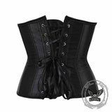 Solid Color Lace-Up Body-Shaping Court Corset
