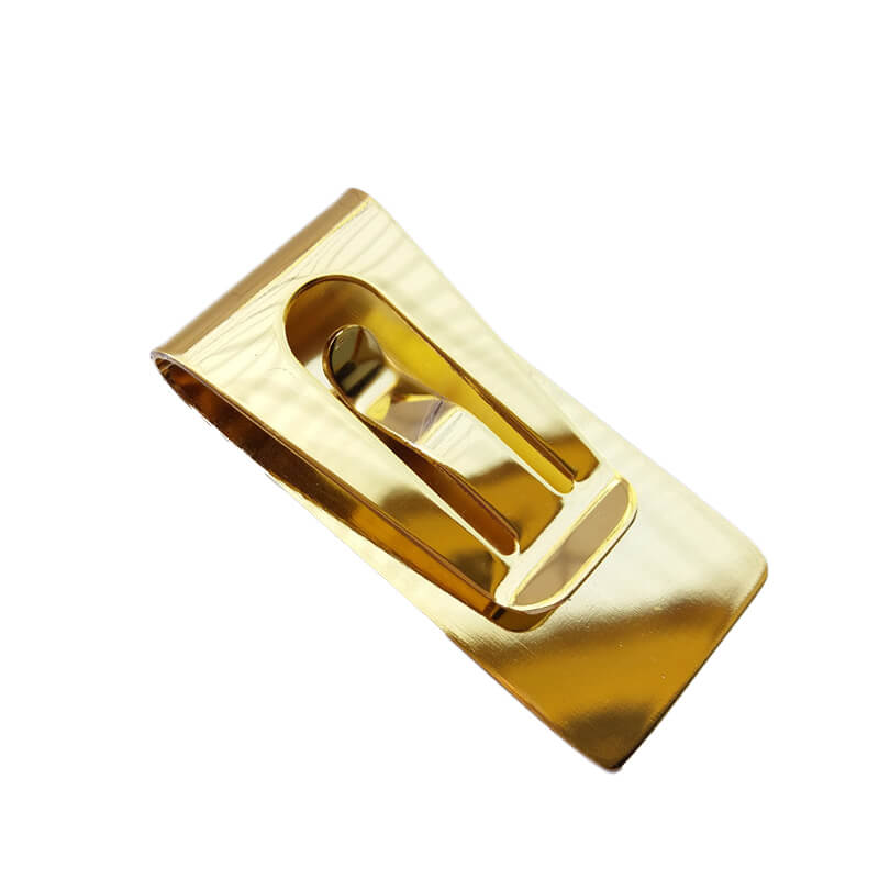 Solid Color Multi Functional Stainless Steel Money Clip
