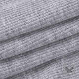 Solid Color V-Neck Zipper Long Sleeve Crop Top