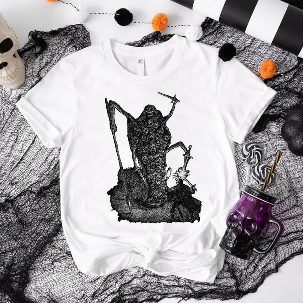 Soul Wyrm Dark Fantasy Short Sleeve T-shirt | Gthic.com