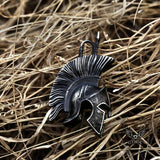 Spartan Warrior Helmet Stainless Steel Retro Pendant
