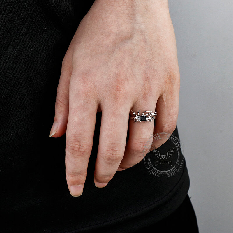 Spider Alloy Open Ring