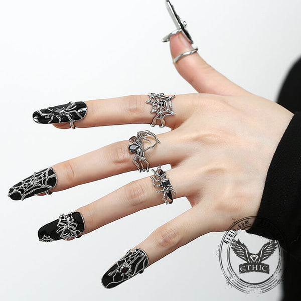 Spider Alloy Open Ring