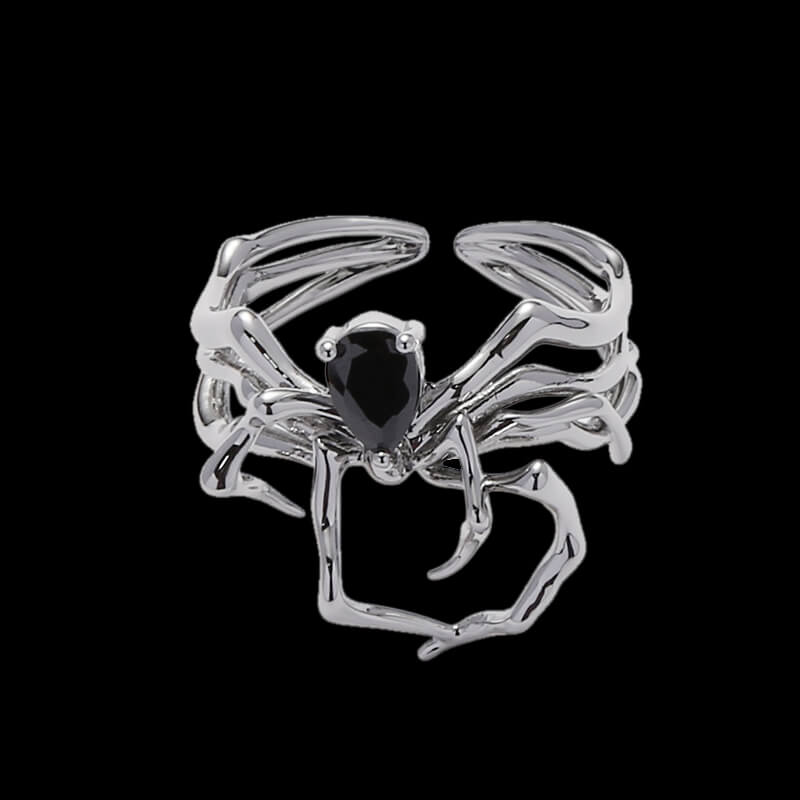 Spider Alloy Open Ring | Gthic.com