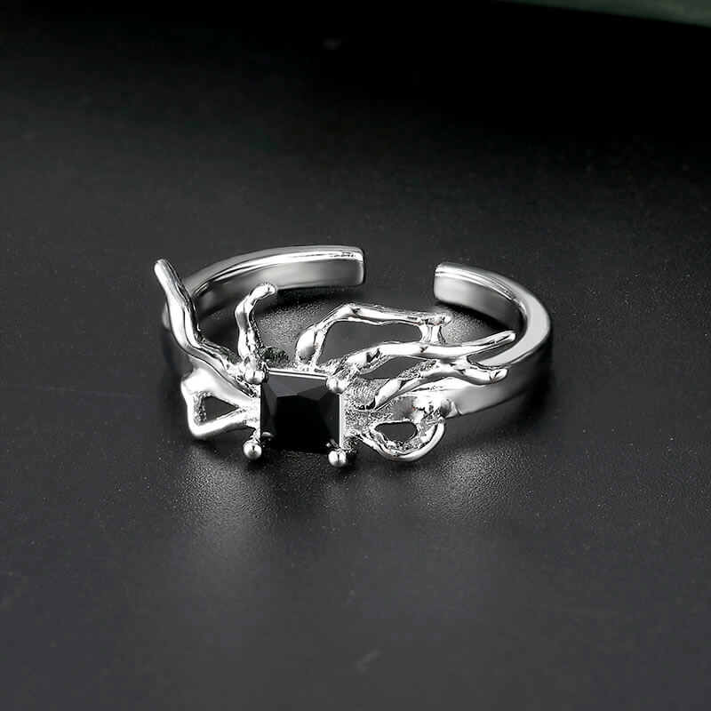 Spider Alloy Open Ring | Gthic.com