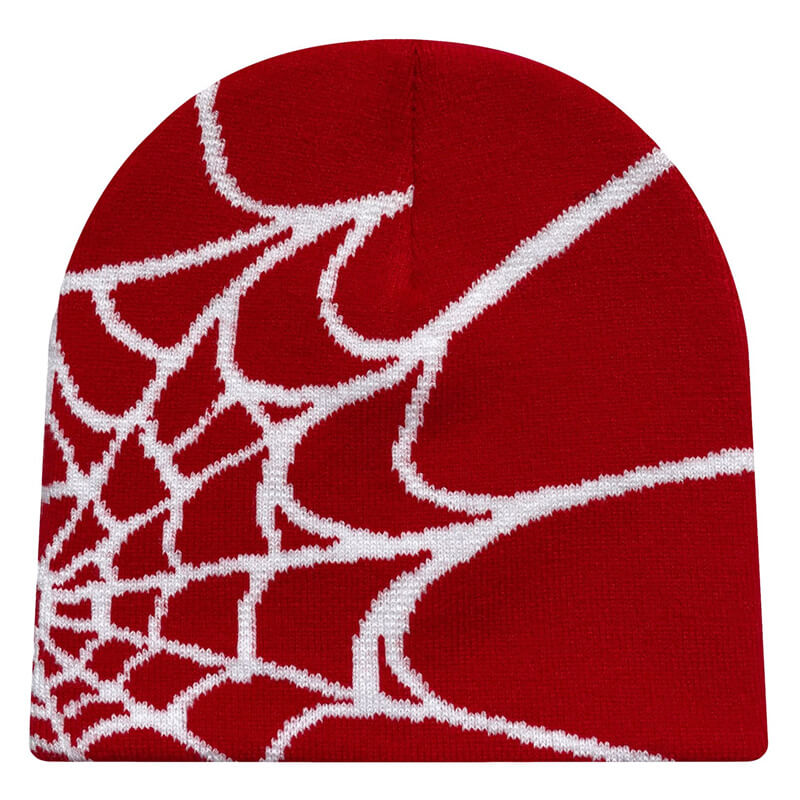 Spider Web Knitted Beanie Hats