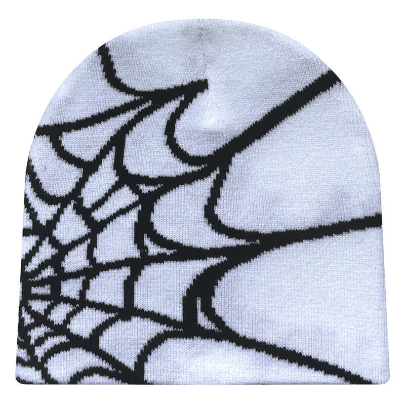 Spider Web Knitted Beanie Hats