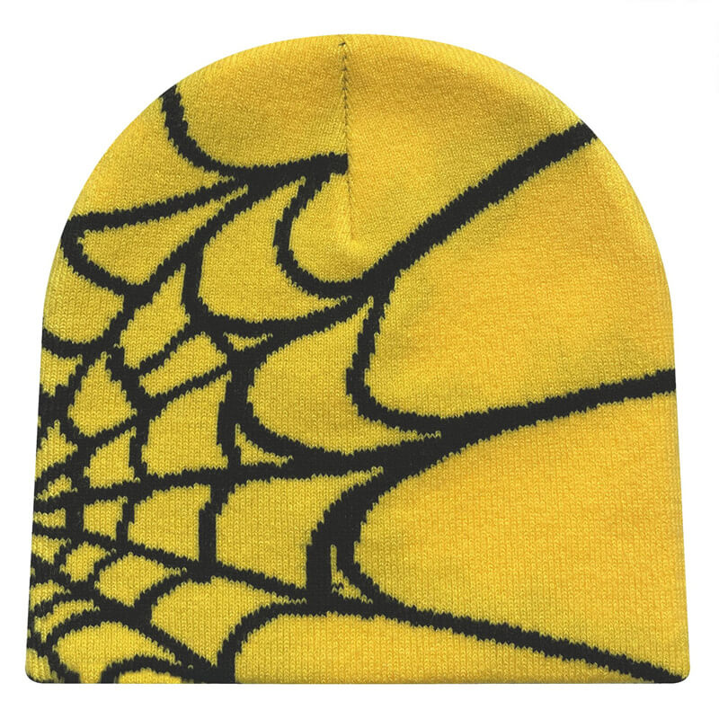 Spider Web Knitted Beanie Hats