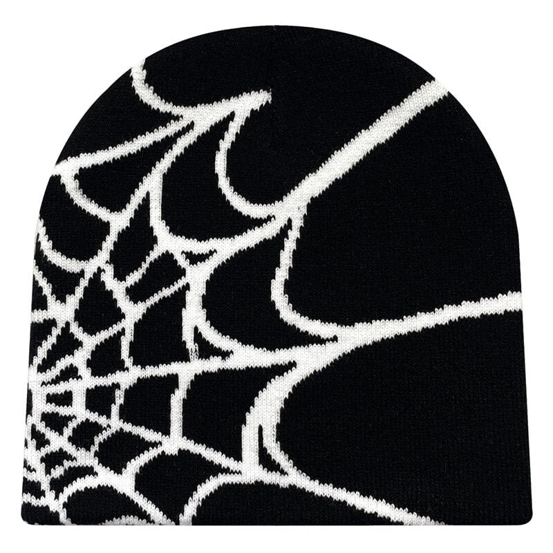 Spider Web Knitted Beanie Hats