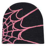 Gorros de punto de telaraña