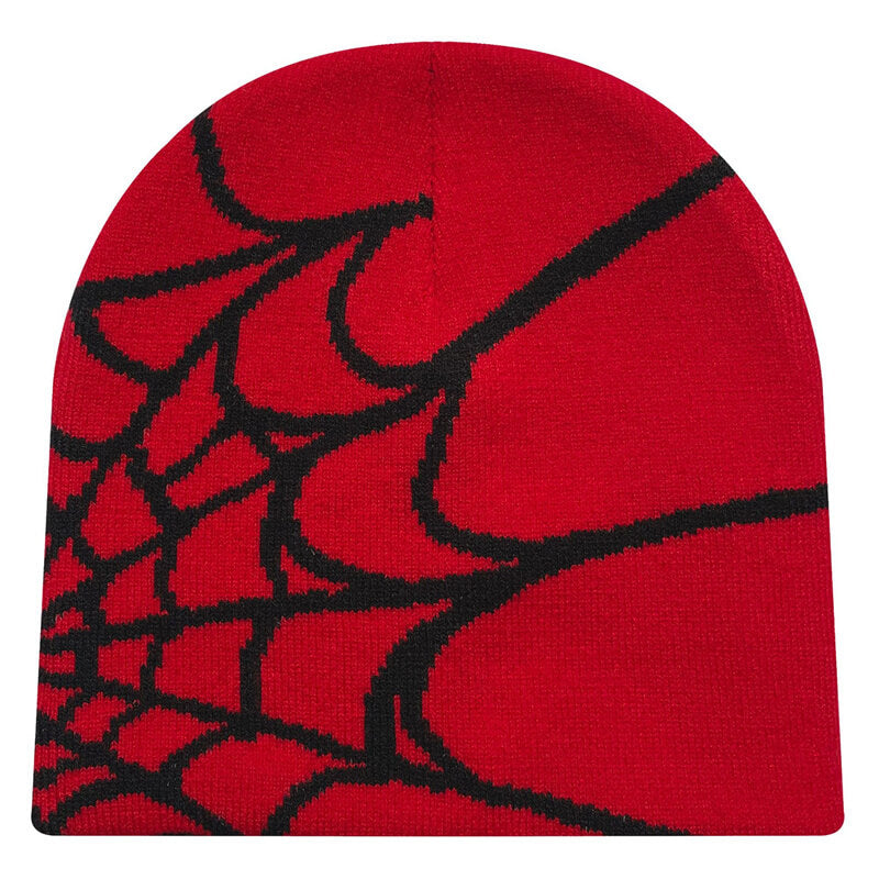 Spider Web Knitted Beanie Hats